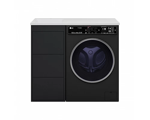 Купить GRAFIT - 40 Тумба напольная 3 ящ. Графит под стиральную машину / раковина Гавана лев. в магазине сантехники Santeh-Crystal.ru