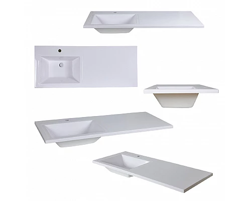 Купить GRAFIT - 40 Тумба напольная 3 ящ. Графит под стиральную машину / раковина Гавана лев. в магазине сантехники Santeh-Crystal.ru