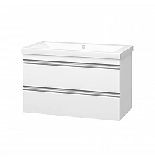 Ингрид - 90 Тумба подвесная с 2 ящ.эмаль / раковина