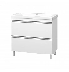 Ингрид - 90 Тумба напольная с 2 ящ.эмаль / раковина