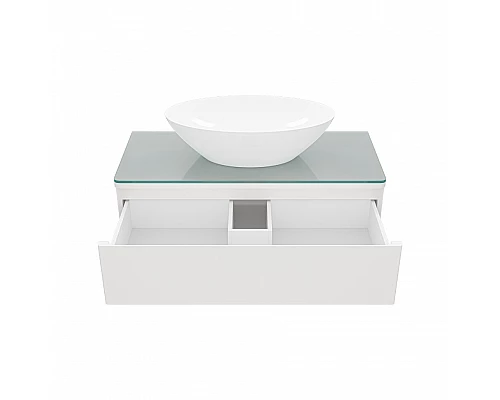 Заказать Скай - 90 Тумба с 1-им ящ. подвесная / столешница/ раковина в магазине сантехники Santeh-Crystal.ru
