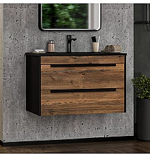 MONSOUR - 80 Тумба подвесная с 2 ящ. / раковина