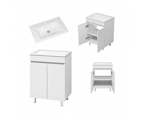 Заказать Енисей - 60 тумба прямая (пленка) / раковина в магазине сантехники Santeh-Crystal.ru