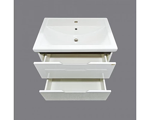 Приобрести Лайм - 70 Тумба напольная  с 2 ящ. комбинированная / раковина в магазине сантехники Santeh-Crystal.ru