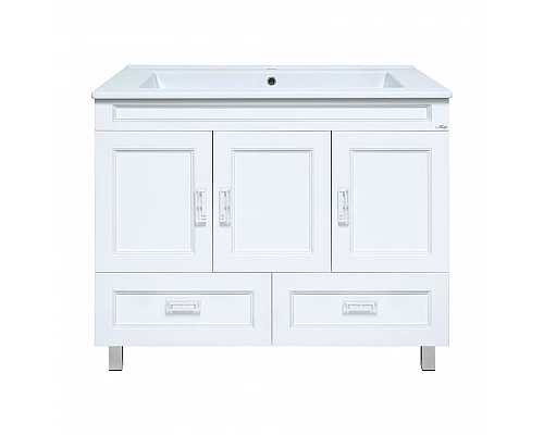 Купить Дива -105 Тумба белая с 2 ящ. / раковина в магазине сантехники Santeh-Crystal.ru