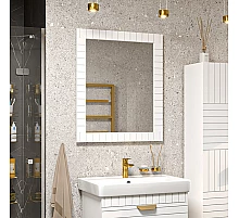 GLOSTER - 70 Зеркало в раме белое