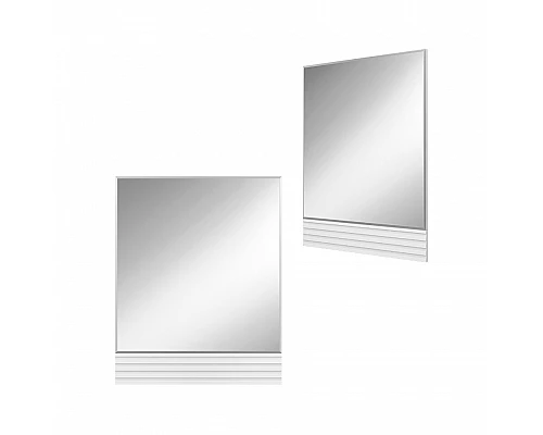 Приобрести DAKOTA - 80 Зеркало с фацетом  (ДСП (Дуб Гал/ Белый) в магазине сантехники Santeh-Crystal.ru