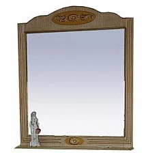 Roma - 75 Зеркало ясень патина со светильником