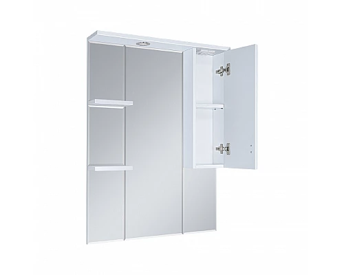 Купить Дива - 75 Зеркало-шкаф со светом правое в магазине сантехники Santeh-Crystal.ru