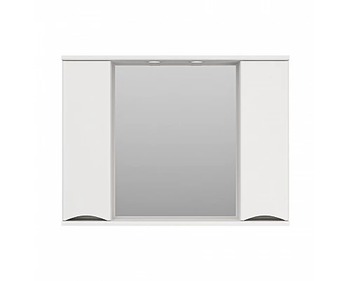 Заказать Атлантик -100 Зеркало с 2 шкаф. белый в магазине сантехники Santeh-Crystal.ru