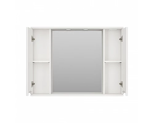 Заказать Атлантик -100 Зеркало с 2 шкаф. белый в магазине сантехники Santeh-Crystal.ru