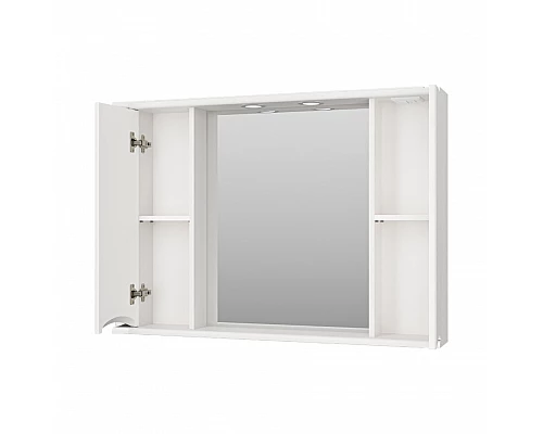 Заказать Атлантик -100 Зеркало с 2 шкаф. белый в магазине сантехники Santeh-Crystal.ru