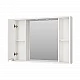 Заказать Атлантик -100 Зеркало с 2 шкаф. белый в магазине сантехники Santeh-Crystal.ru