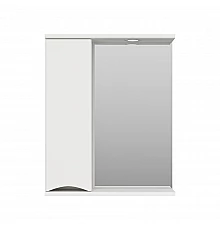 Атлантик - 60 Зеркало с 1 шкаф. белый левый