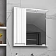 Заказать BALATON - 65 Зеркало-шкаф левый, белый в магазине сантехники Santeh-Crystal.ru