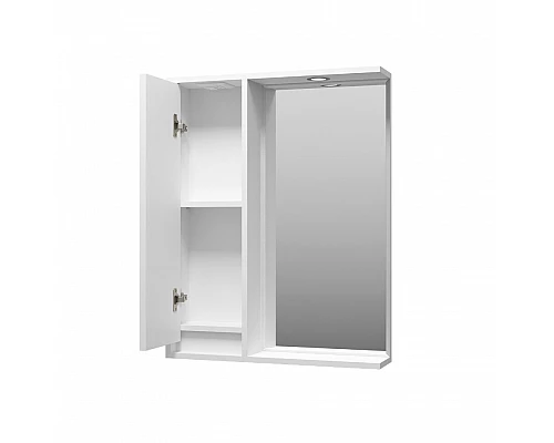 Заказать BALATON - 65 Зеркало-шкаф левый, белый в магазине сантехники Santeh-Crystal.ru