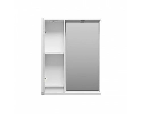 Заказать BALATON - 65 Зеркало-шкаф левый, белый в магазине сантехники Santeh-Crystal.ru
