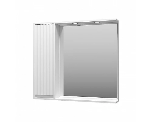 Приобрести BALATON - 90 Зеркало-шкаф левый, белый в магазине сантехники Santeh-Crystal.ru