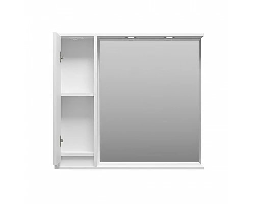 Приобрести BALATON - 90 Зеркало-шкаф левый, белый в магазине сантехники Santeh-Crystal.ru