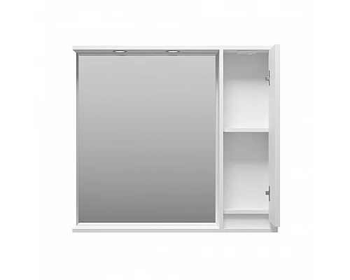 Купить BALATON - 90 Зеркало-шкаф правый, белый в магазине сантехники Santeh-Crystal.ru