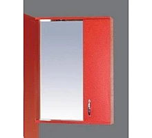 Стиль - 60 зеркало-шкаф  прав. (свет) КРАСНОЕ