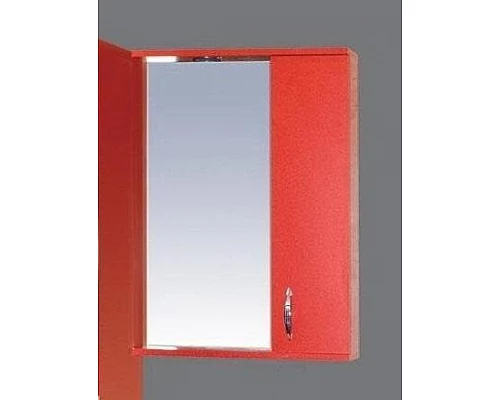Приобрести Стиль - 60 зеркало-шкаф  прав. (свет) КРАСНОЕ в магазине сантехники Santeh-Crystal.ru
