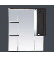 Александра - 85 Зеркало-шкаф прав. (свет) ВЕНГЕ