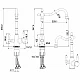 Приобрести Смеситель для кухни Felice 1819-1 bronzo 22.9x15.7 см в магазине сантехники Santeh-Crystal.ru