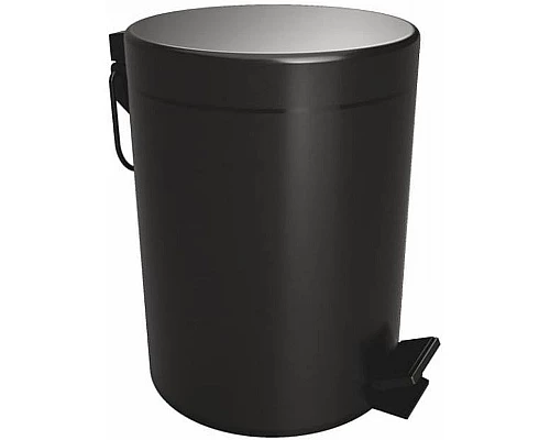 Купить Ведро для мусора Bemeta Hotel 104315010 Черное матовое в магазине сантехники Santeh-Crystal.ru