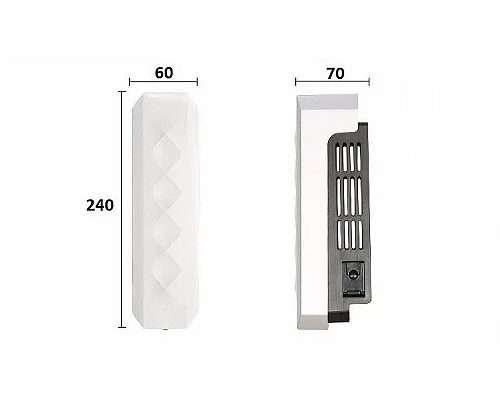 Приобрести Дозатор для жидкого мыла CeramaLux F7016 Белый в магазине сантехники Santeh-Crystal.ru