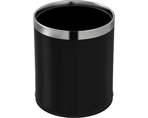 Заказать Ведро для мусора WeltWasser Axen BL 6L 10000003987 Черное матовое в магазине сантехники Santeh-Crystal.ru