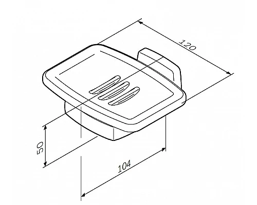 Приобрести Мыльница AM.PM Gem A9034200 Хром Белая в магазине сантехники Santeh-Crystal.ru
