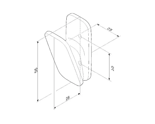 Заказать Крючок для полотенец AM.PM Inspire 2.0 A50A35500 Хром в магазине сантехники Santeh-Crystal.ru