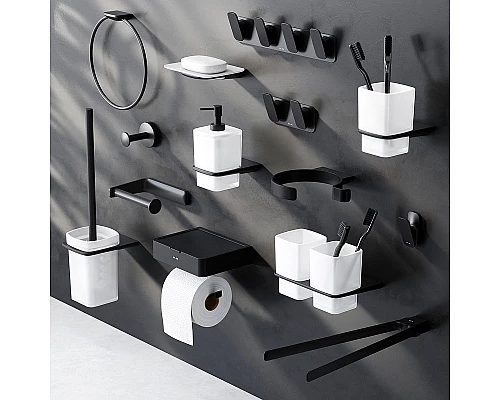 Купить Стакан для зубных щеток AM.PM Inspire V2.0 A50A34322 Черный матовый в магазине сантехники Santeh-Crystal.ru