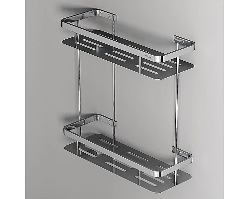 Купить Полка корзина AM.PM Sense L A7453200 Хром в магазине сантехники Santeh-Crystal.ru