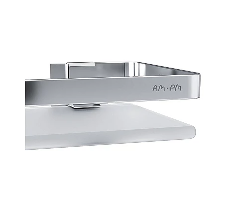 Заказать Стеклянная полка AM.PM Sense L A7455100 Серебристая в магазине сантехники Santeh-Crystal.ru