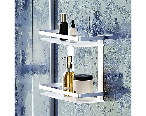 Заказать Стеклянная полка AM.PM Sense L A7455200 Серебристая в магазине сантехники Santeh-Crystal.ru