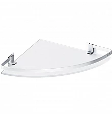 Стеклянная полка AM.PM Sense L A7456100 угловая Серебристая