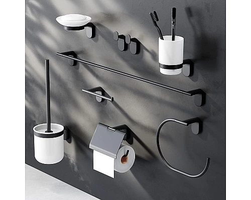 Заказать Держатель туалетной бумаги AM.PM X-Joy A8434122 Черный матовый в магазине сантехники Santeh-Crystal.ru