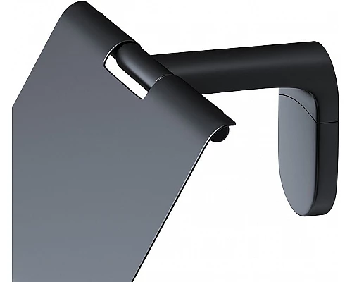 Приобрести Держатель туалетной бумаги AM.PM X-Joy A84341422 с крышкой Черный матовый в магазине сантехники Santeh-Crystal.ru