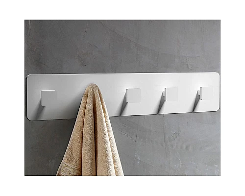 Купить Вешалка для полотенец Abber Stein AS1650 Белая в магазине сантехники Santeh-Crystal.ru