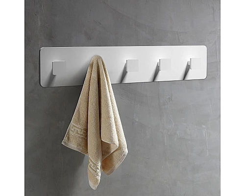 Купить Вешалка для полотенец Abber Stein AS1650 Белая в магазине сантехники Santeh-Crystal.ru