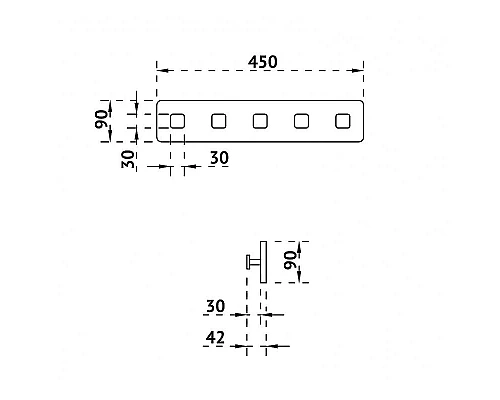 Купить Вешалка для полотенец Abber Stein AS1650 Белая в магазине сантехники Santeh-Crystal.ru