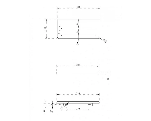Заказать Полка из искусственного камня Abber Stein AS1653 Белая в магазине сантехники Santeh-Crystal.ru