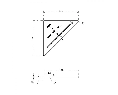 Заказать Полка из искусственного камня Abber Stein AS1652 угловая Белая в магазине сантехники Santeh-Crystal.ru