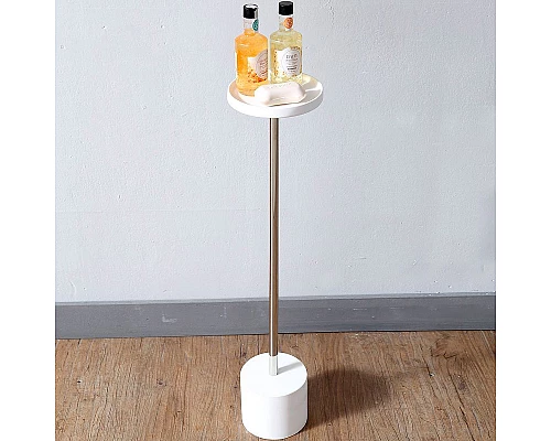 Купить Напольная стойка Abber Stein AS1634 Белая в магазине сантехники Santeh-Crystal.ru