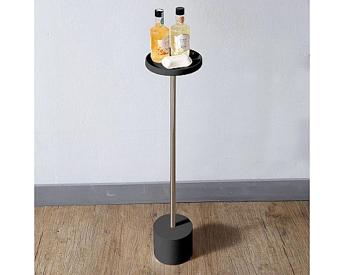 Приобрести Напольная стойка Abber Stein AS1634MB Черная матовая в магазине сантехники Santeh-Crystal.ru