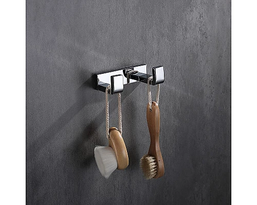 Купить Двойной крючок Abber Westen AA1750 Хром в магазине сантехники Santeh-Crystal.ru