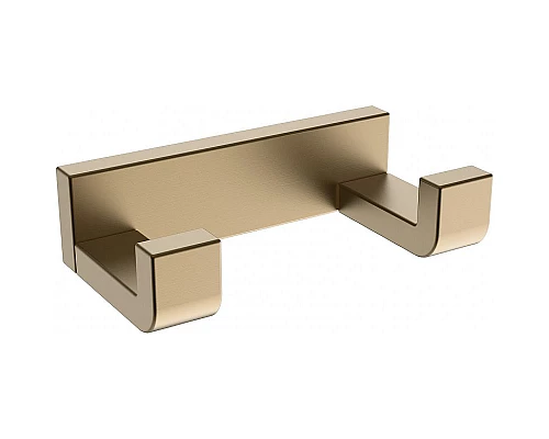 Купить Двойной крючок Abber Westen AA1750G Золото матовое в магазине сантехники Santeh-Crystal.ru