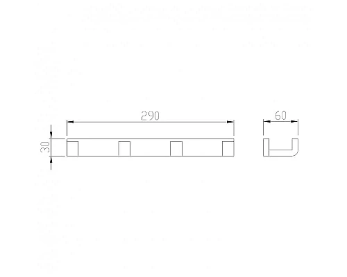 Заказать Вешалка для полотенец Abber Westen AA1751G Золото матовое в магазине сантехники Santeh-Crystal.ru